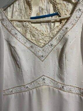 Bridal Originals Beaded Wedding Dress Size 14